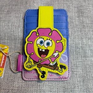 SpongeBob SquarePants Floral Face Cardholder